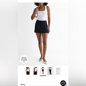 🤍 Express Body Contour Stretch Cotton Scoop Neck Tank 🤍